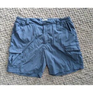 L.L. Bean Shorts Mens Large Blue Tropicwear Cargo Nylon Hiking